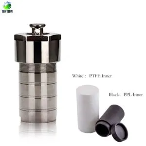 Teflonforet hydrotermisk syntese autoklav syrefordøyelsesreaktor