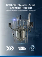 50L kjemisk reaktor i rustfritt stål klar til å sendes til Chile